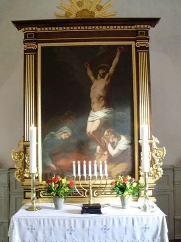 Altertavlen i Davinde kirke