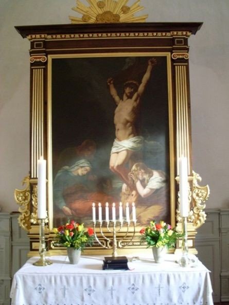 Altertavlen i Davinde kirke